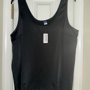 Old Navy Black Fitted Sleeveless Tank